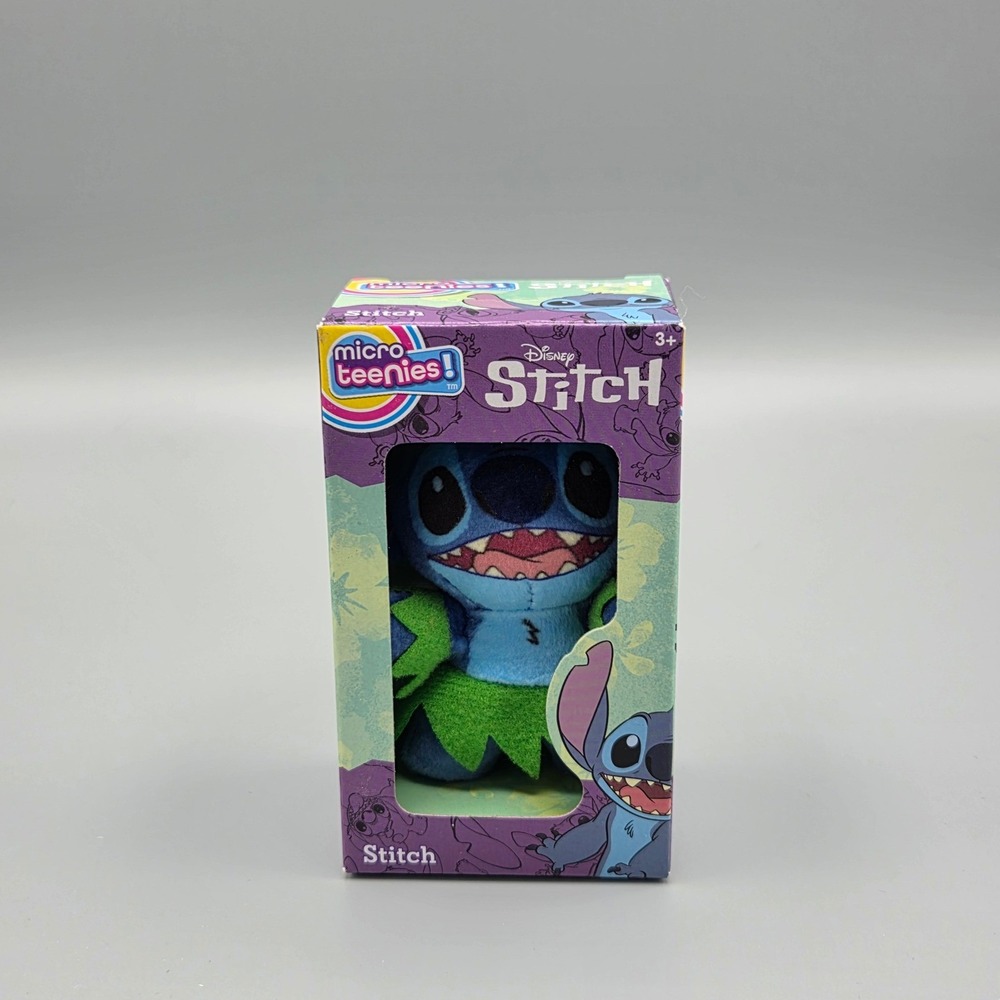 Disney Stitch Micro Teenies Hula Stitch Mini Plush Basic Fun 2024 New in Box